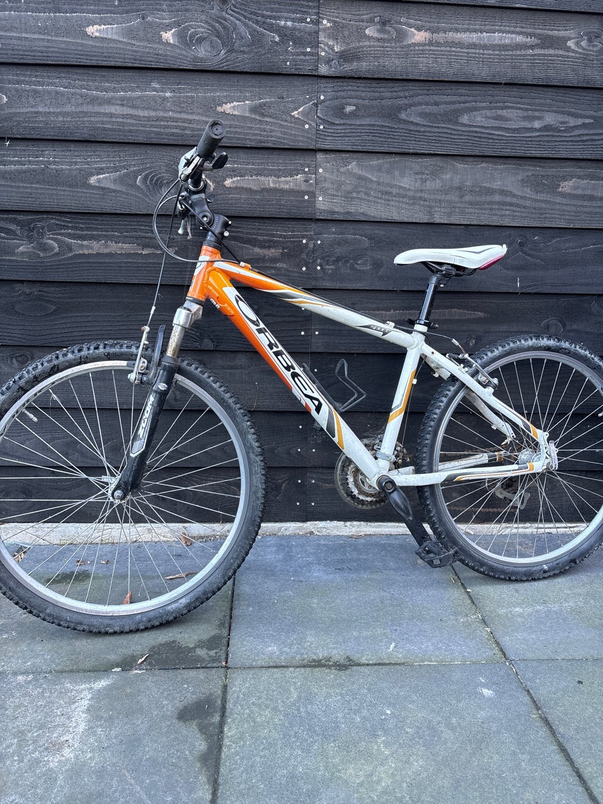 Orbea Mountainbike - Oranje/Wit - Gebruikt, Gebruikt, Hardtail, 49 tot 53 cm, Ophalen