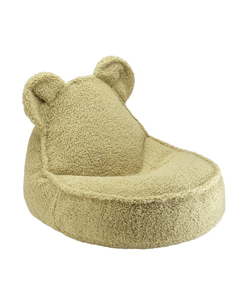 Kinderzitzak Beer Teddy Matcha Groen Wigiwama, Nieuw, Ophalen of Verzenden, Nometnu street 135A Daugavpils, LV-5414 LATVIA, Hello@wigiwama.com