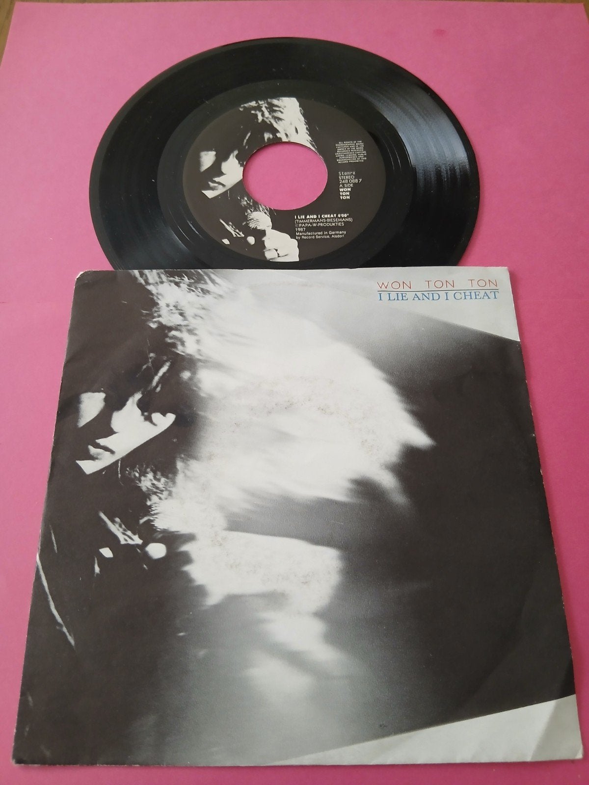 VINYL SINGLE   WON TON TON   1987, Cd's en Dvd's, Ophalen of Verzenden, Zo goed als nieuw, Overige formaten, Poprock