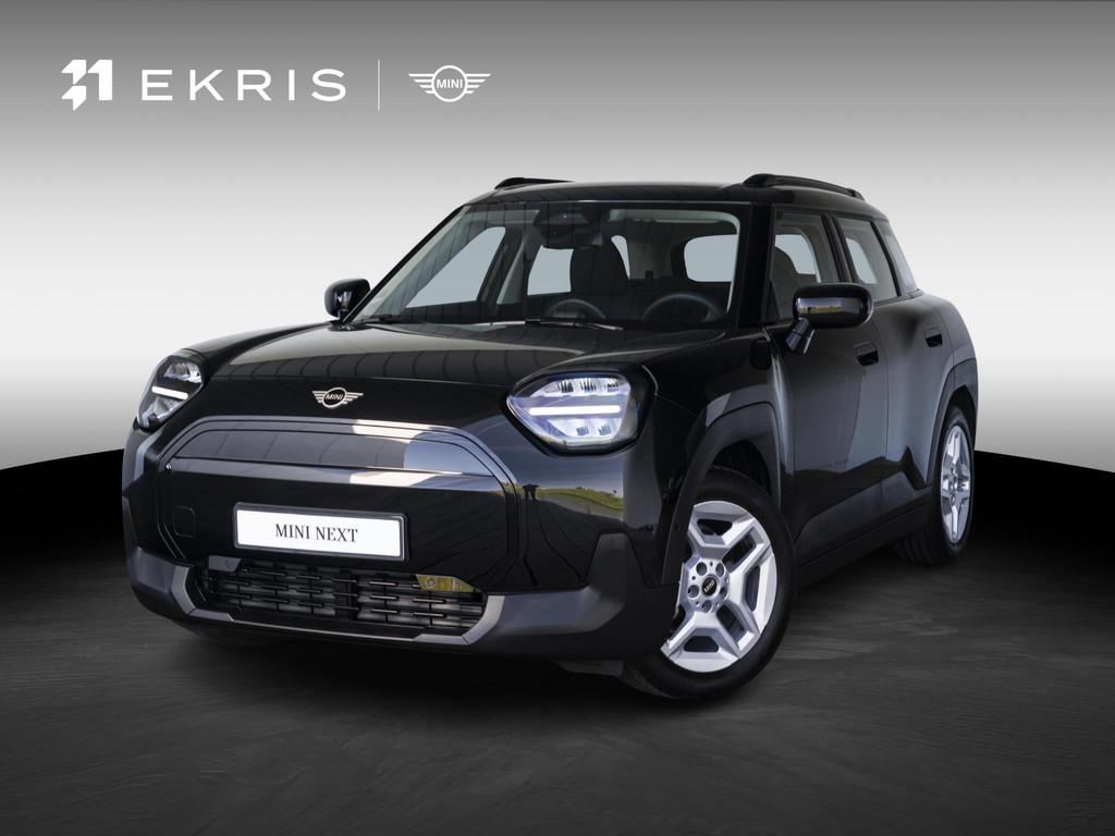 MINI Aceman E Essential + XS pakket + Stoelverwarming, Auto's, Stof, Gebruikt, Met garantie (alle), Zwart