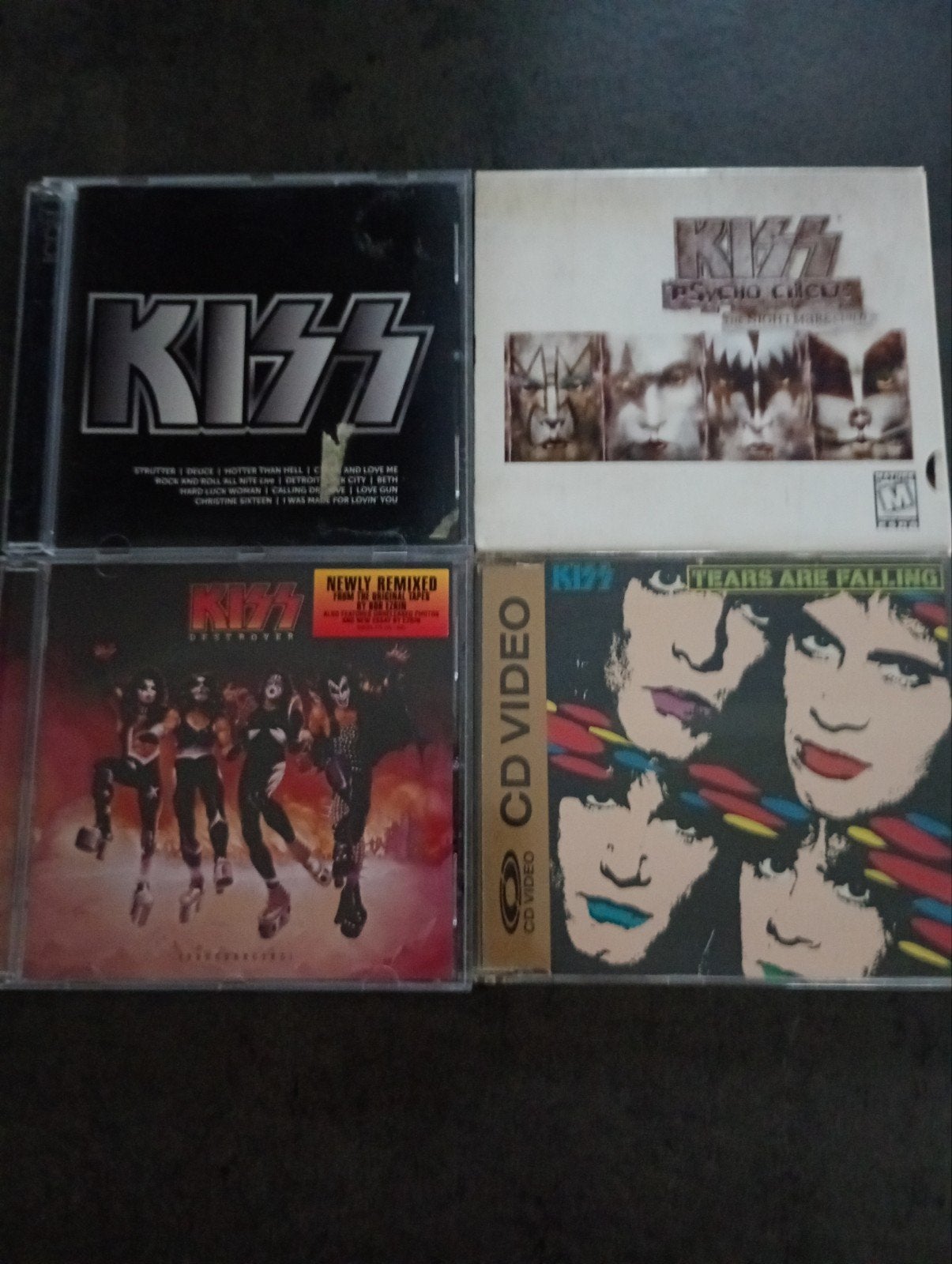 kiss cd,s. cd single en een spel, Ophalen of Verzenden, Gebruikt
