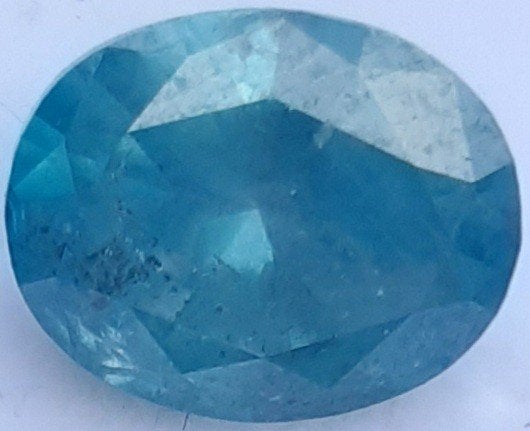 Natuurlijke Diamant Ovaal 4.14 Karaat F.V. Blauw Si2, Sieraden, Tassen en Uiterlijk, Edelstenen, Ophalen of Verzenden, Nieuw
