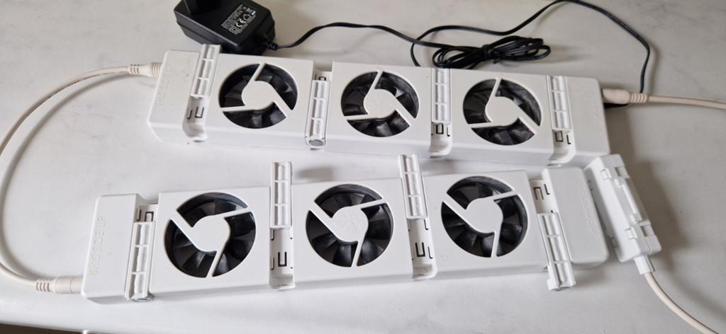Speedcomfort radiator Ventilator set duo, Gebruikt, Minder dan 30 cm, Radiator, Minder dan 60 cm