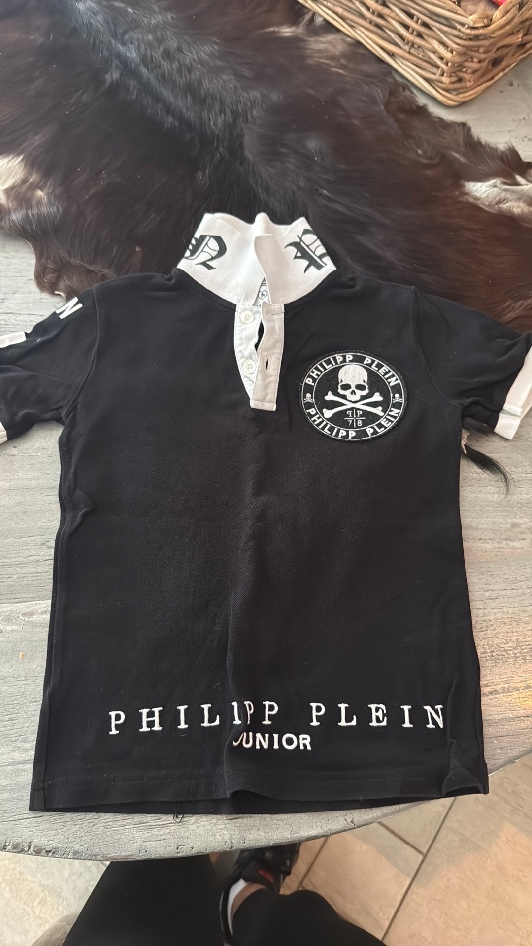 Philipp plein jongens polo origineel! 6Y, Ophalen of Verzenden, Zo goed als nieuw