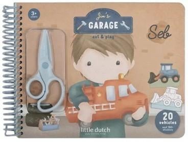 Nieuw Little Dutch Jim's garage cut and play book