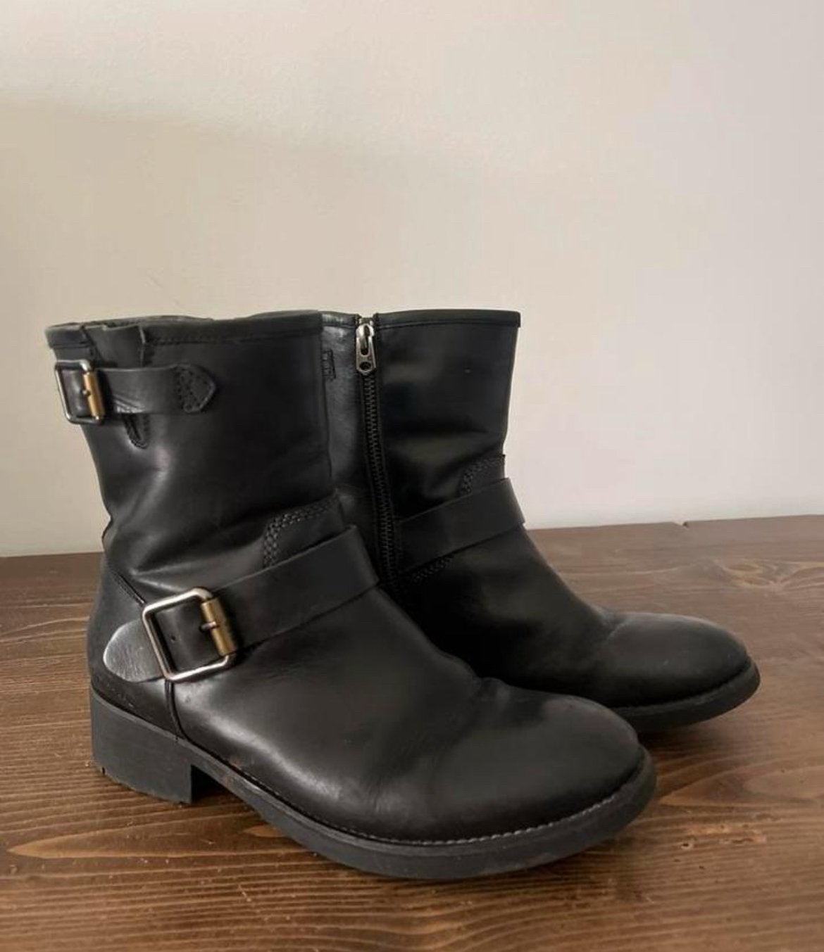 G-STAR RAW zwarte boots , mt 38, Zwart, Lage of Enkellaarzen, Ophalen of Verzenden, Gedragen