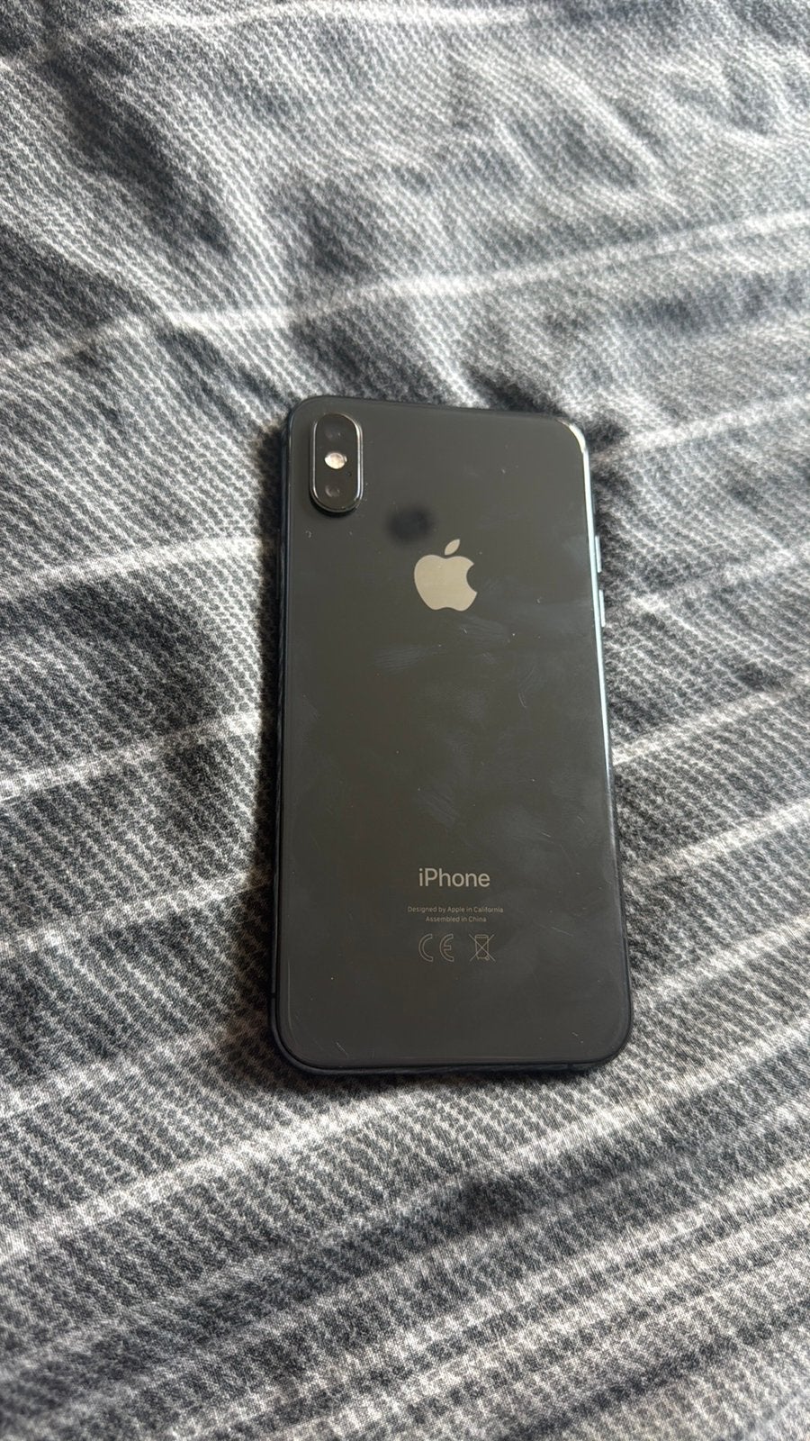Iphone x, 128 GB, Zwart, Zo goed als nieuw, 76 %