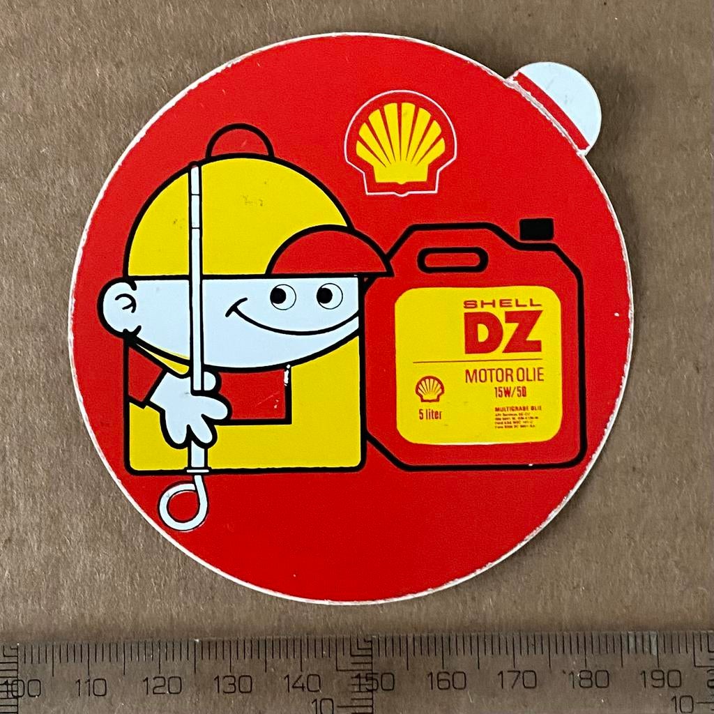sticker shell olie, Verzenden, Zo goed als nieuw