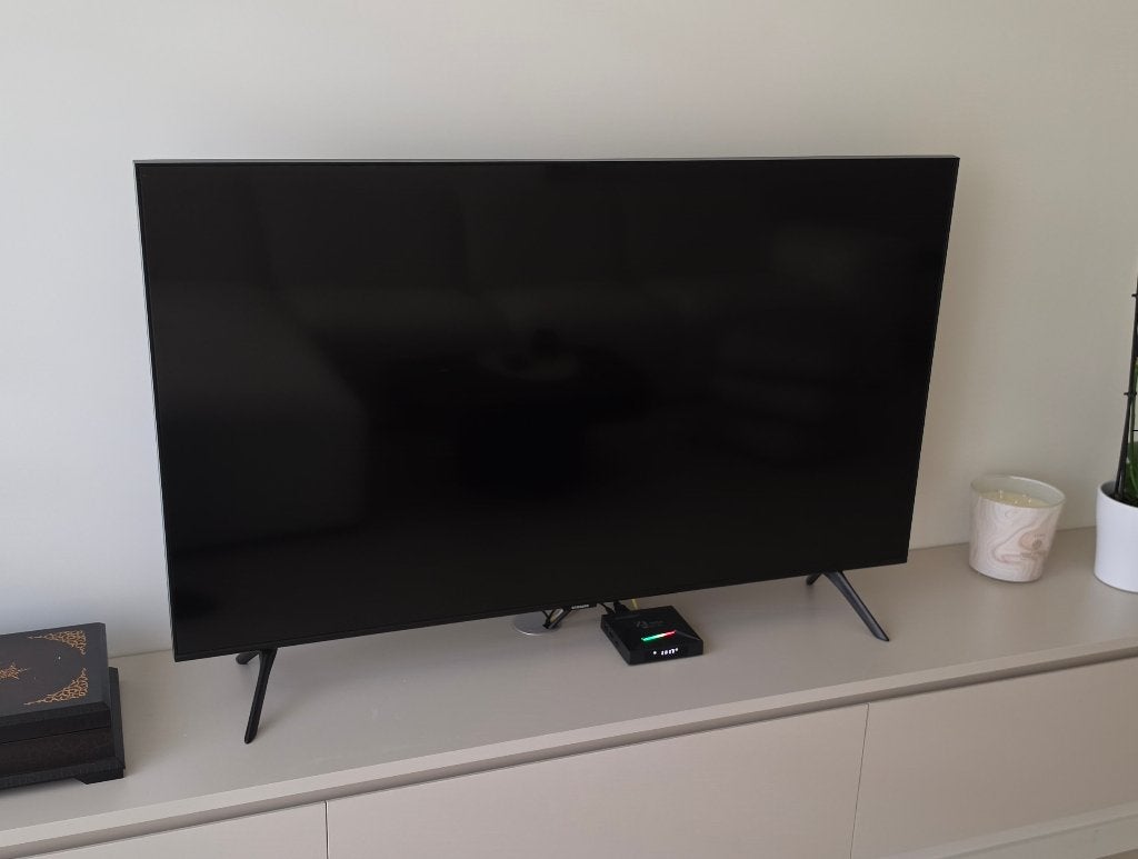 Samsung QLED 43 inch 4K Smart TV – Zeer nette staat, Ophalen, 50 Hz, Samsung, 100 cm of meer