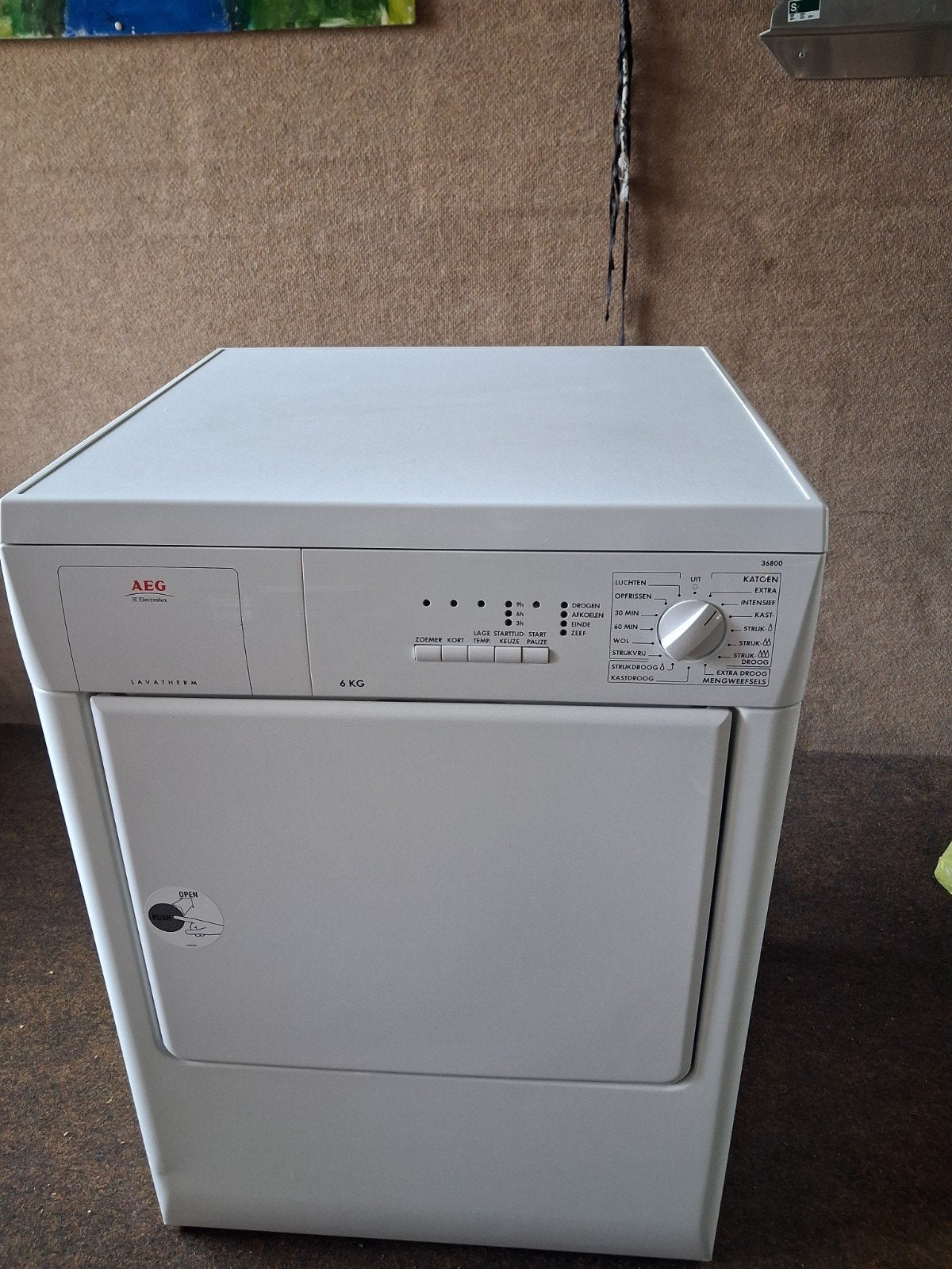 Prachtige AEG wasdroger !!, Witgoed en Apparatuur, 6 tot 8 kg, Luchtafvoer, Ophalen of Verzenden, Zo goed als nieuw