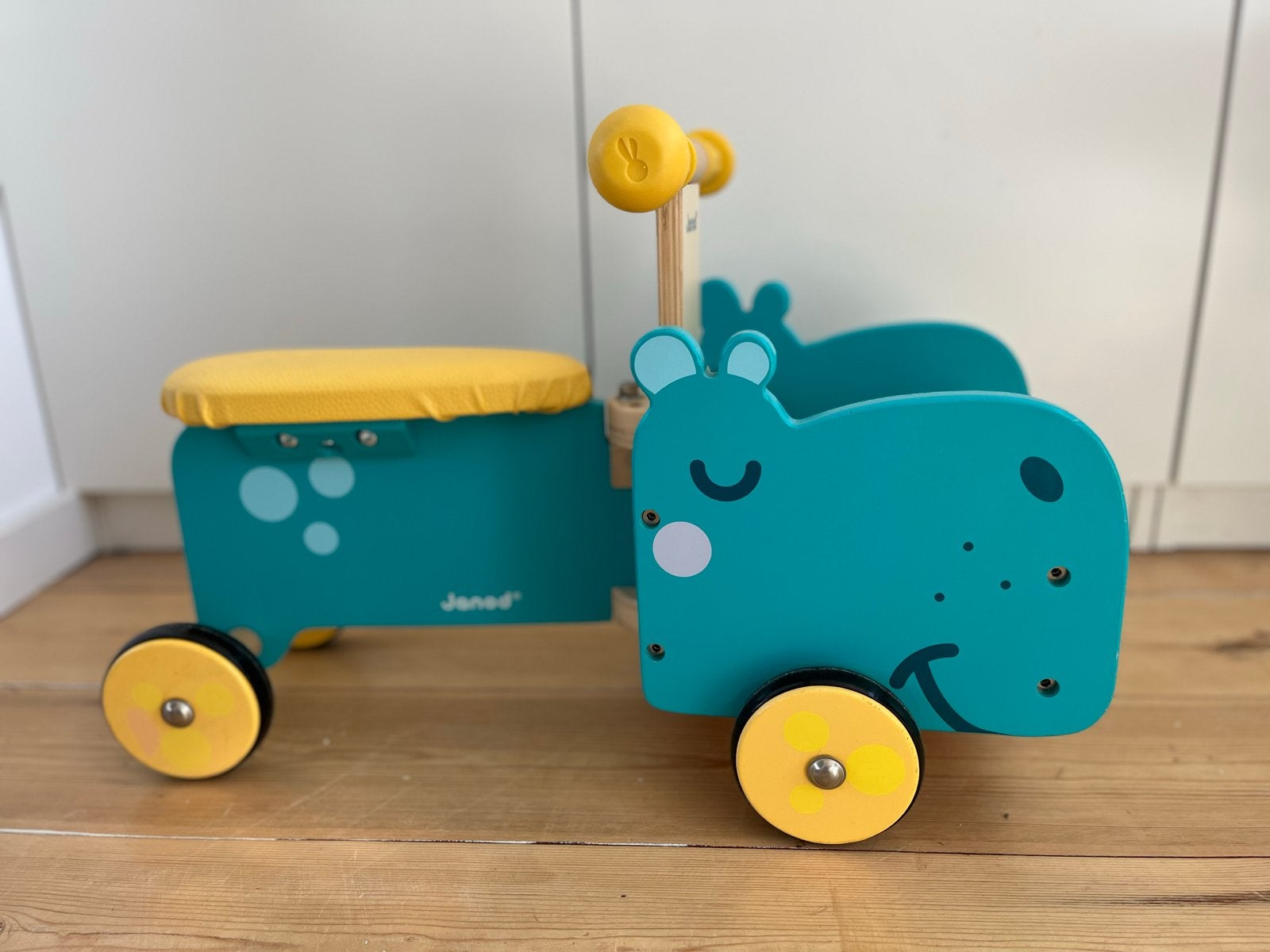 Janod Nijlpaard bakfiets/ loopfiets, Ophalen, Gebruikt, Loopfiets