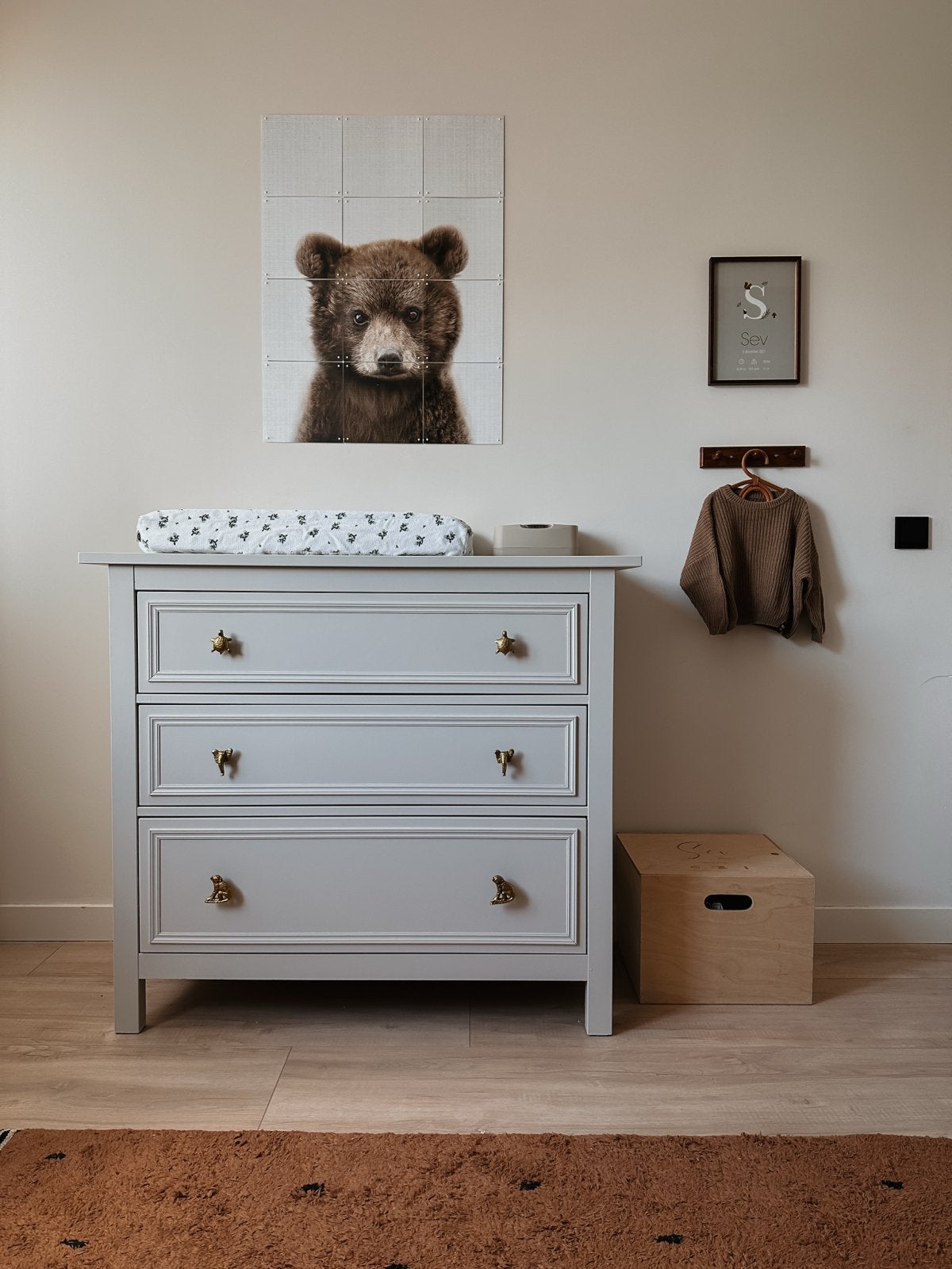 Vintage / opgeknapte commode, Kinderen en Baby's, Kinderkamer | Commodes en Kasten, Ophalen, 50 tot 70 cm, 90 tot 105 cm, 100 cm of meer