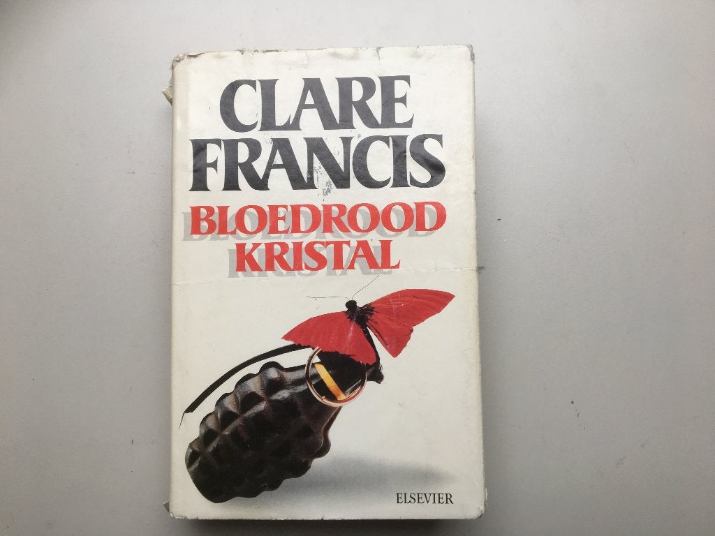 Clare Francis, Bloedrood kristal, Ophalen of Verzenden, Gelezen, Clare Francis