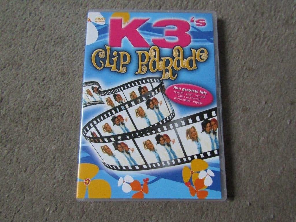 DVD: K3 clip parade, Gebruikt, Alle leeftijden, Muziekvideo's, Ophalen of Verzenden