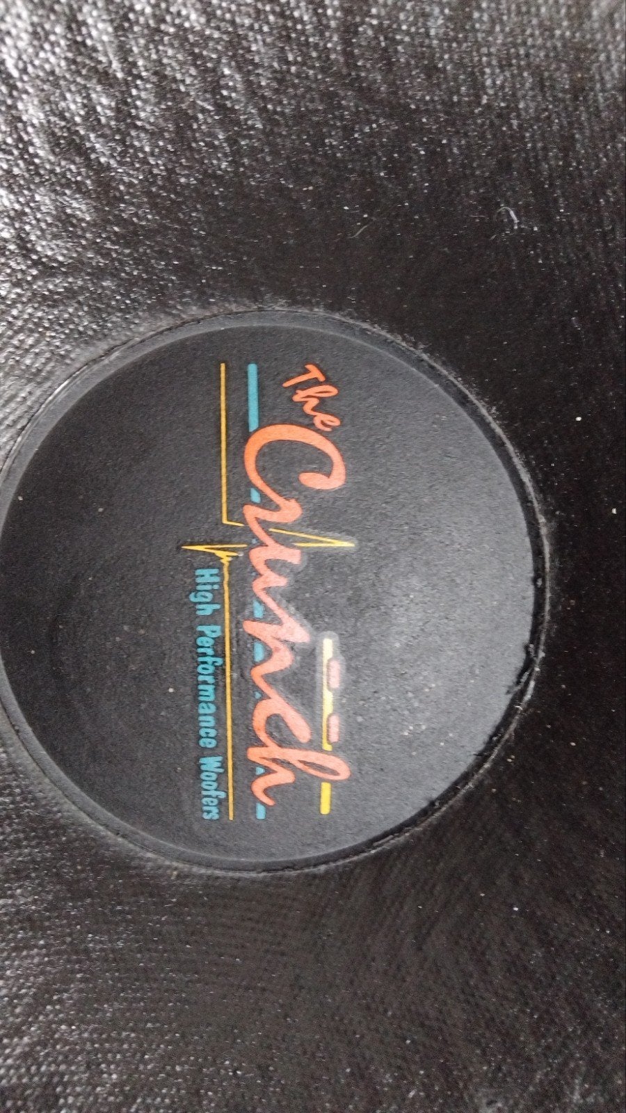 Crunch High-Performance Woofer - Old School Car Audio 50€, Gebruikt, Subwoofer, Basreflex, Ophalen