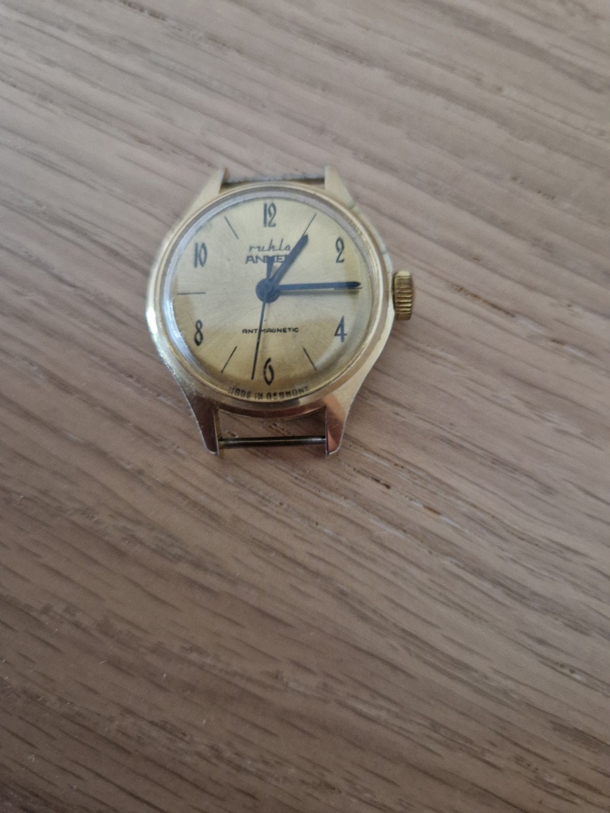 Ruhla Anker DDR Horloge, Ophalen, Staal, Overige merken, 1960 of later