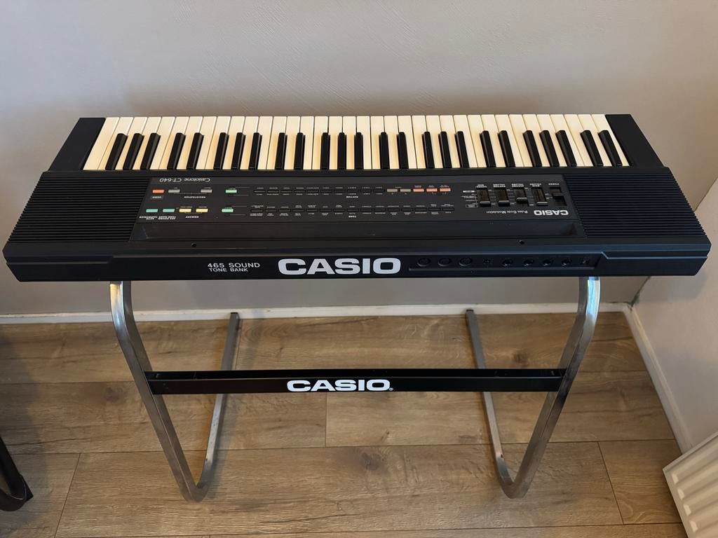 Casio Casiotone CT-640 Keyboard., Ophalen, Casio, Aanslaggevoelig, 61 toetsen