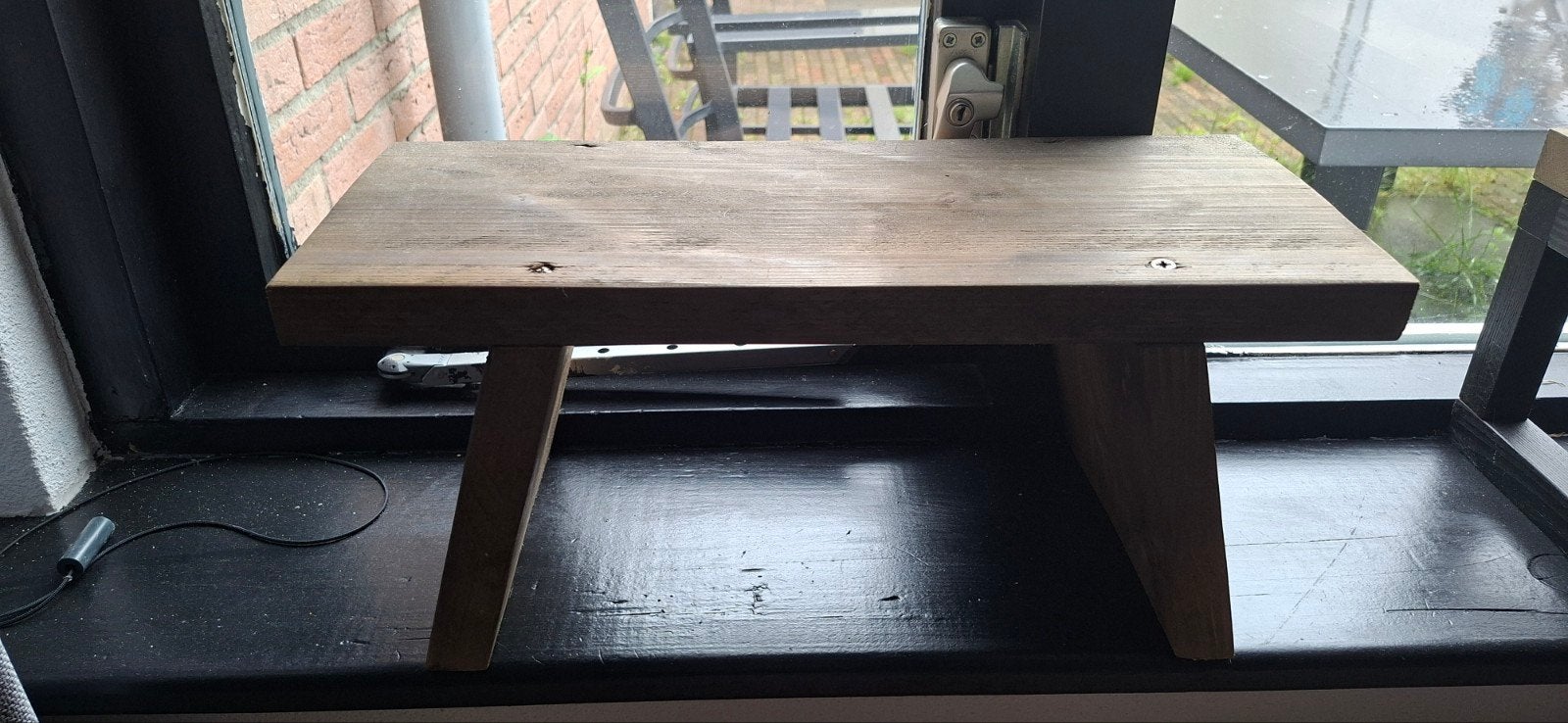 Houten krukje / plantenstandaard, Ophalen, Hout