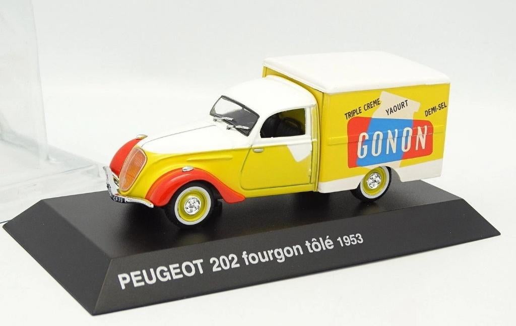 Peugeot 202 Fourgon 1953, Hobby en Vrije tijd, Modelauto's | 1:43, Ophalen of Verzenden, Nieuw, Auto, Norev