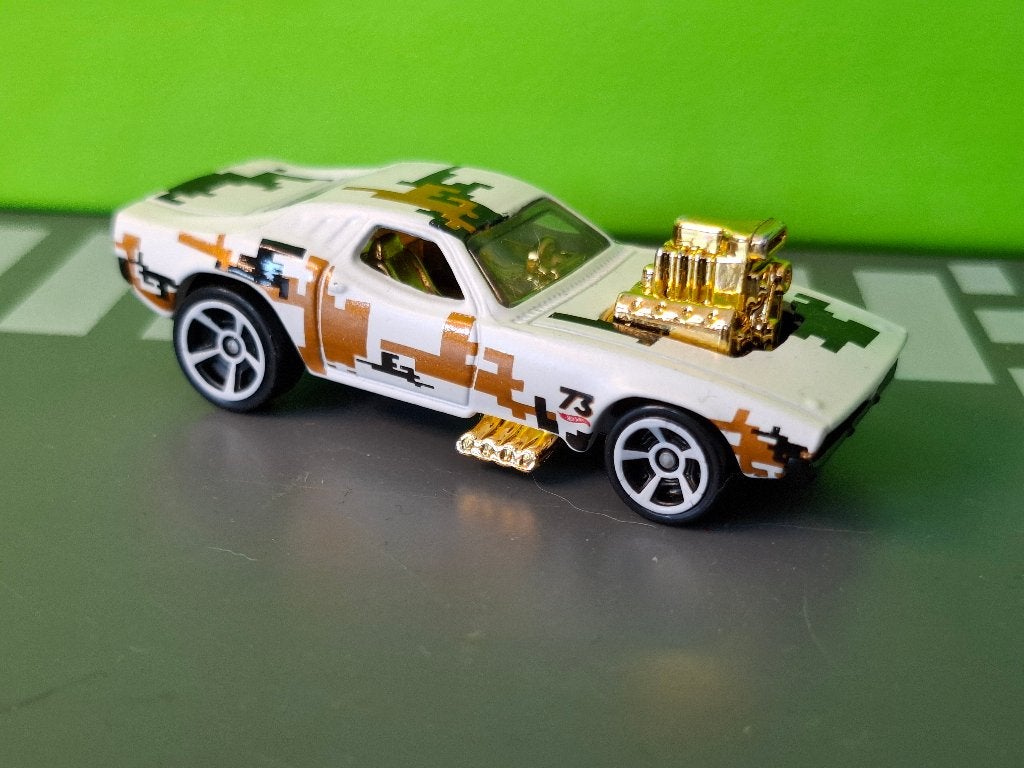 Hotwheels - Rodger Dodger [wit] 1/64, Ophalen of Verzenden, Zo goed als nieuw, Auto