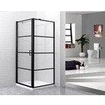 Saniclear Nero 90x90 douchecabine, Doe-het-zelf en Verbouw, Sanitair, Ophalen, Gebruikt, Douche
