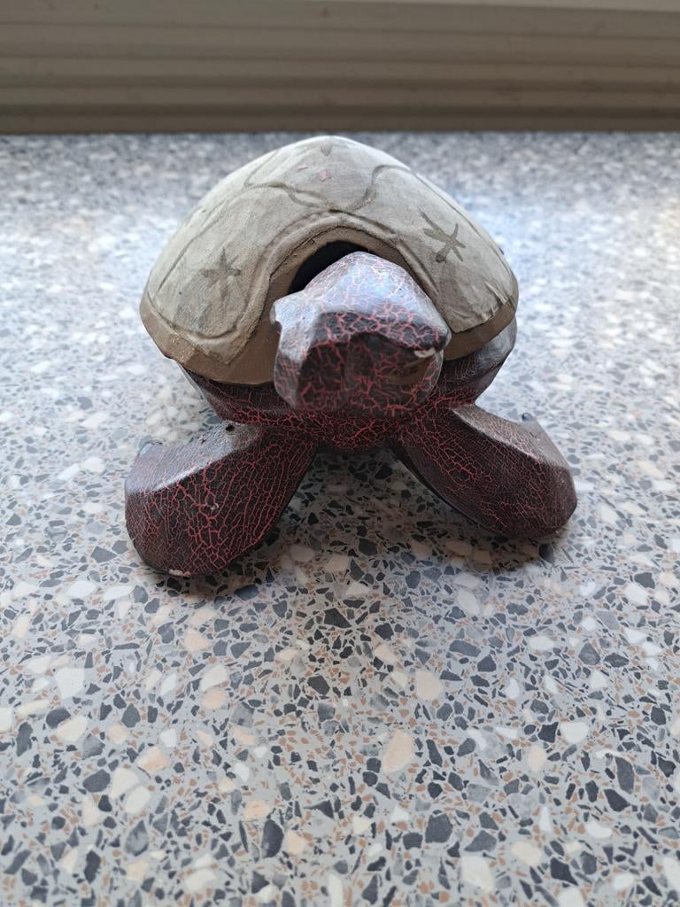 Schildpad, ca. 20cm lang, decoratie, Ophalen of Verzenden, Gebruikt