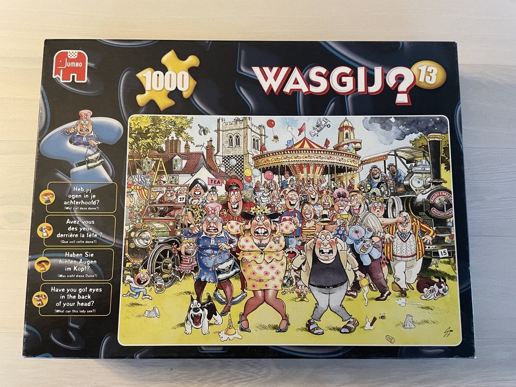 Wasgij original 13 (dansmarieke). 1000 stukjes., Ophalen of Verzenden, 500 t/m 1500 stukjes, Gebruikt, Legpuzzel
