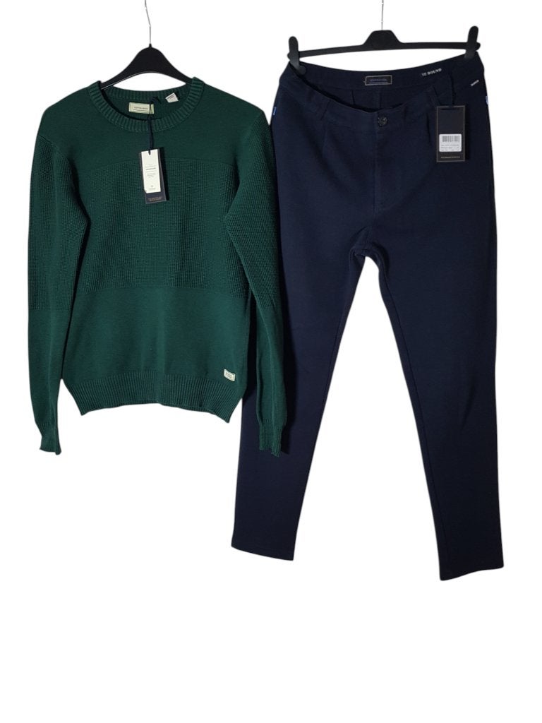 Prachtige groene gebreide SCOTCH SHRUNK trui mt16/176.NIEUW!, Verzenden, Trui of Vest, Nieuw, Scotch & Soda