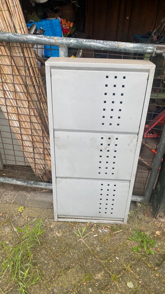 Industriele schoenenkast, Huis en Inrichting, Kasten | Schoenenkasten, Ophalen of Verzenden