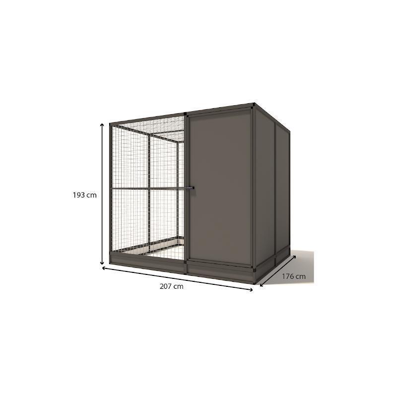 Aluminium Kippenren Evi | Model 1, Dieren en Toebehoren, Ophalen of Verzenden, Nieuw, Kippenhok of Kippenren