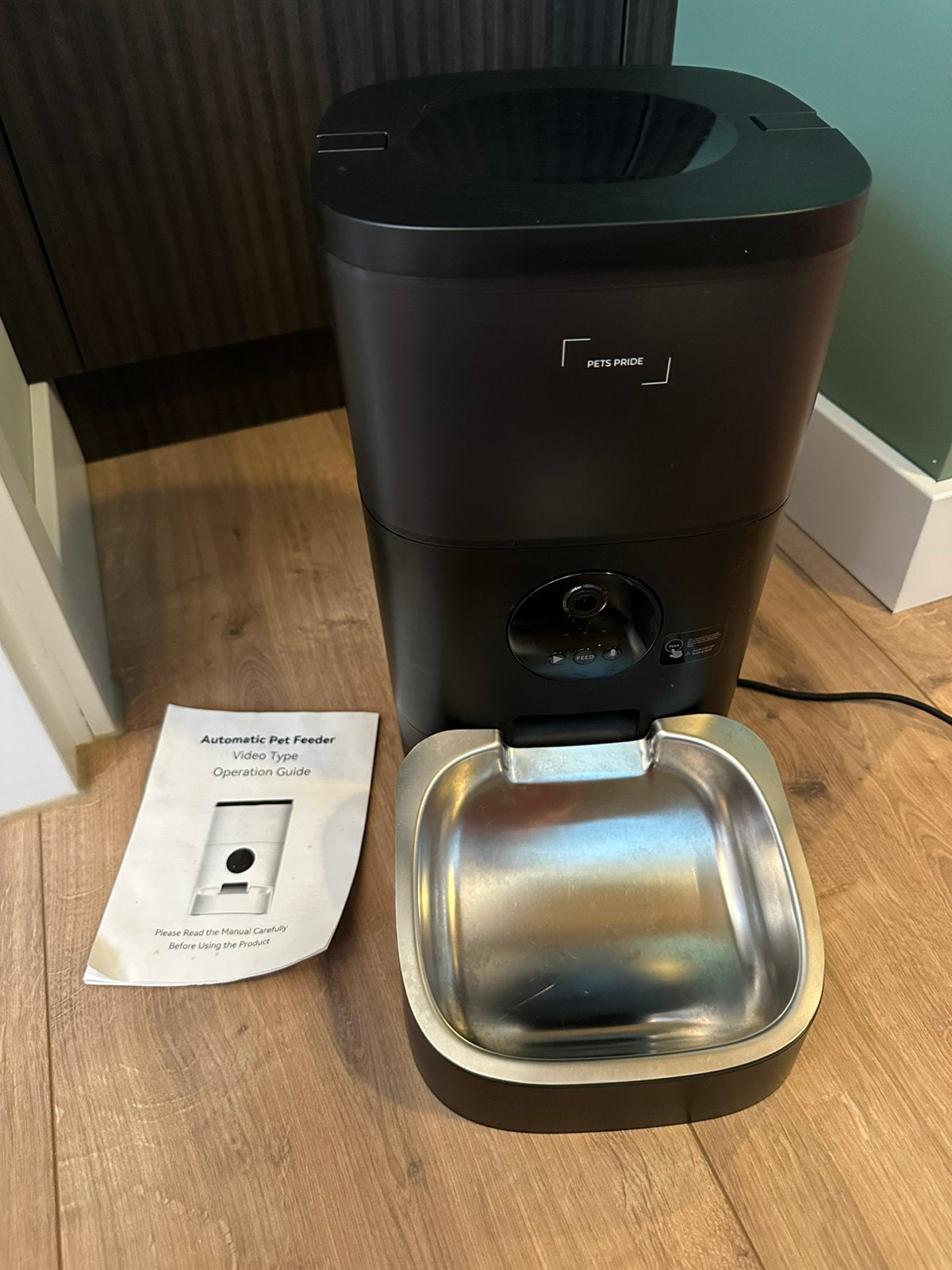 Automatische voerbak huisdier kat app camera pet feeder, Ophalen, Zo goed als nieuw