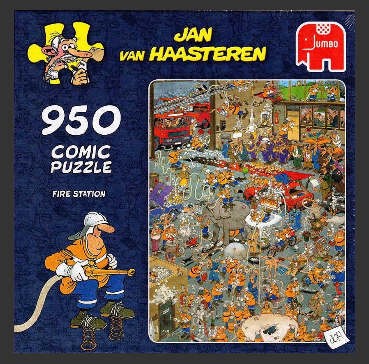 Jan van Haasteren puzzel De brandweer, 950 stukjes, Ophalen, 500 t/m 1500 stukjes, Zo goed als nieuw