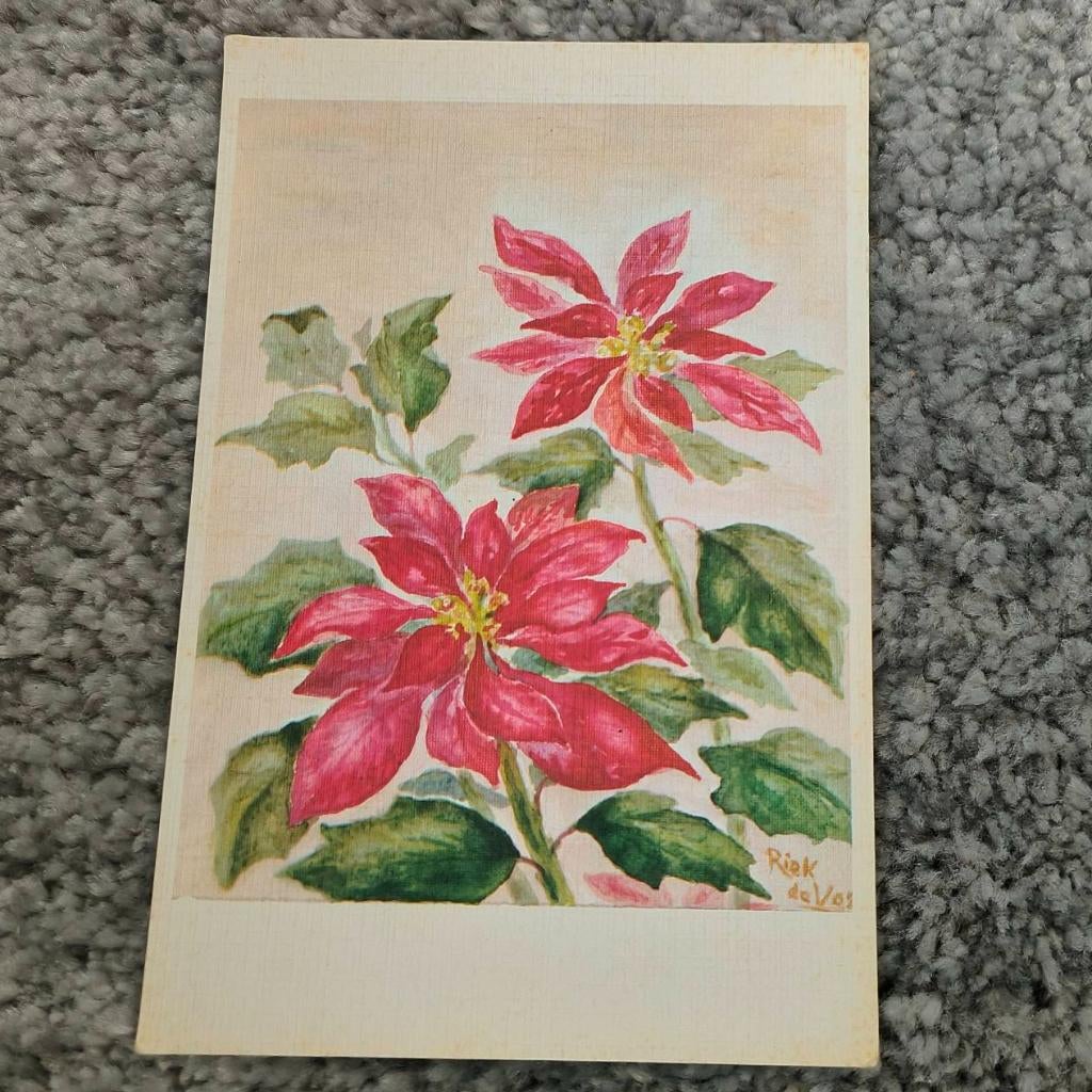 Kaart bloemen, Ophalen of Verzenden, 1960 tot 1980, Gelopen, Natuur