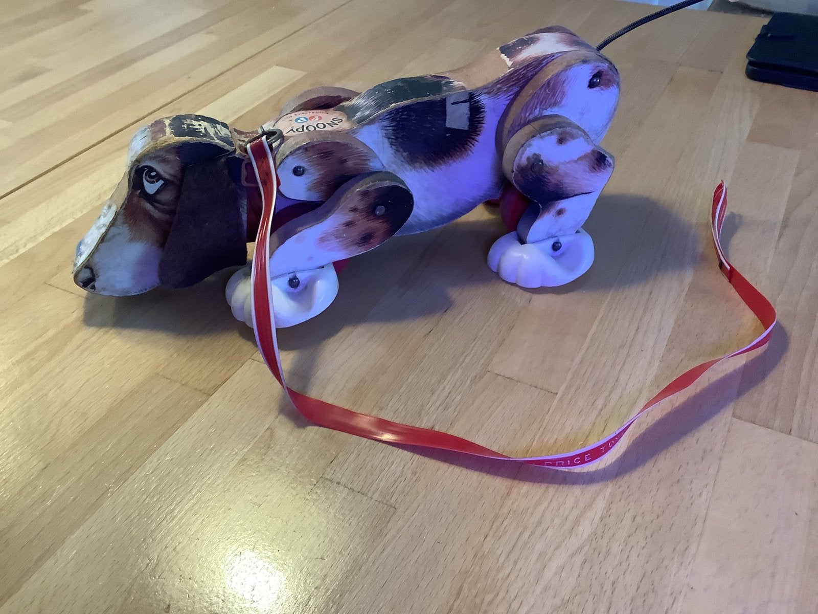Snoopy trekhond van fisher price toys, Ophalen of Verzenden, Gebruikt