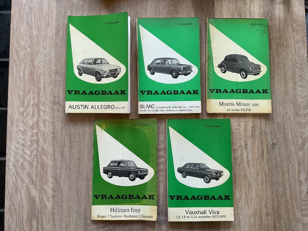 Vraagbaak Engelse auto’s allerlei, Ophalen of Verzenden