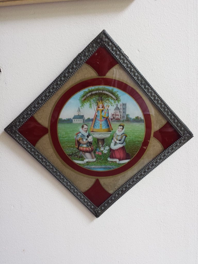 Vintage SOUVENIR ~ Bedevaartsoord O.L.V. van Scherpenheuvel, Antiek en Kunst, Ophalen of Verzenden