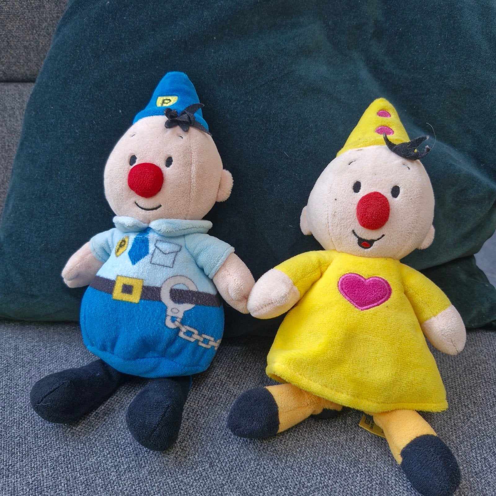 2 Bumba knuffels - Bumba en Bumbalu, Gebruikt, Overige merken, Overige typen, Ophalen of Verzenden