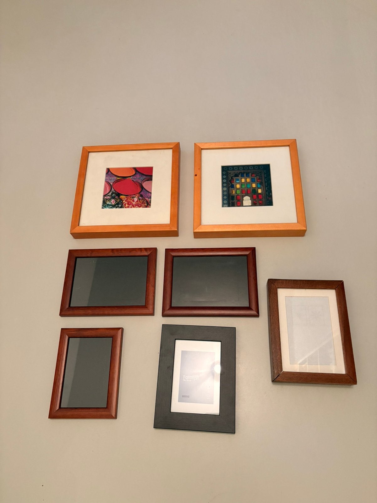 Houten lijsten | 7 stuks | diverse maten, Bruin, Gebruikt, 10 cm, Ophalen of Verzenden