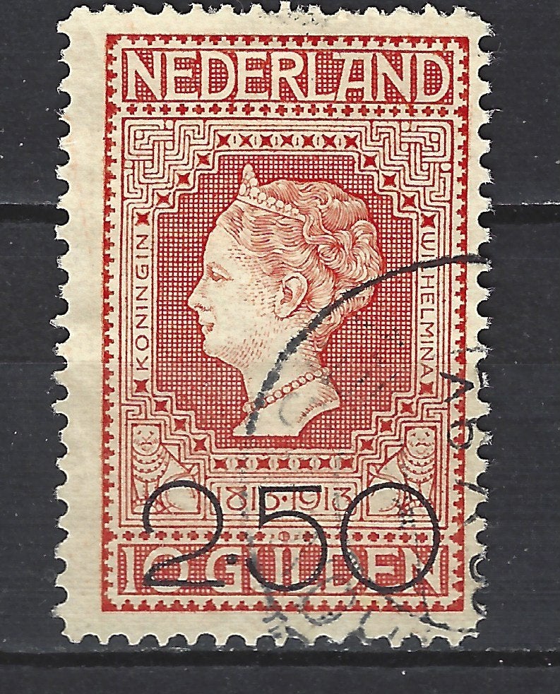 NVPH 105 gebruikt Opruimingsuitgifte 1920 ; Nederland p/stuk, Ophalen of Verzenden, T/m 1940, Gestempeld