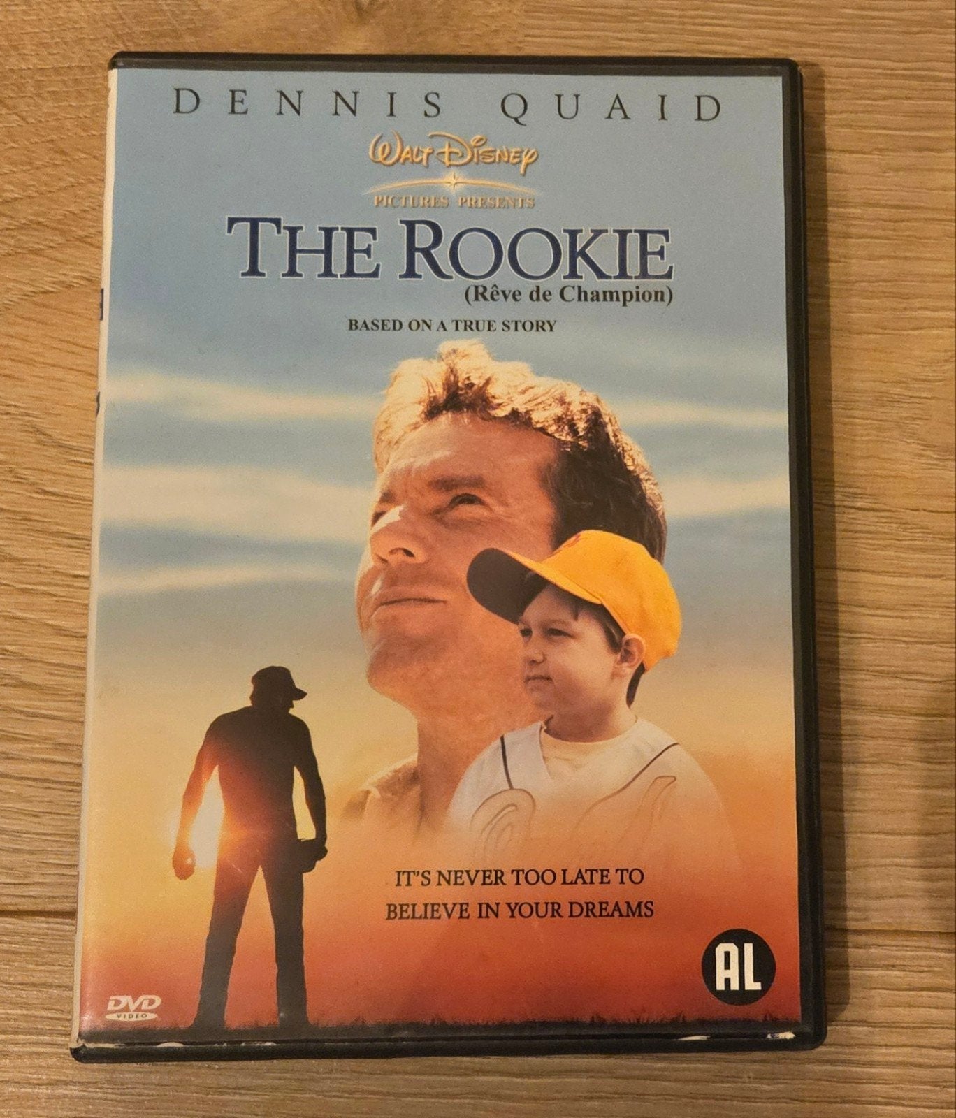 The Rookie (2002), Disney DVD, Gebruikt, Alle leeftijden, Nederlands, Inclusief doosje