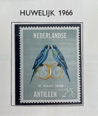 1966 Huwelijk Beatrix en Claus, Postzegels en Munten, Ophalen of Verzenden, Postfris