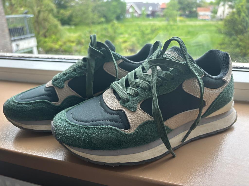 HOFF Sneakers Groen Maat 37, Ophalen of Verzenden, Zo goed als nieuw, Groen, Sneakers of Gympen