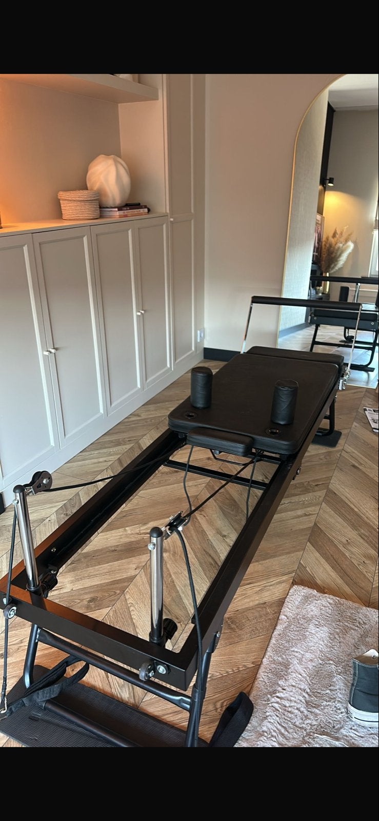 Pilates reformer - Zo goed als nieuw, Ophalen, Zo goed als nieuw, Armen, Overige typen