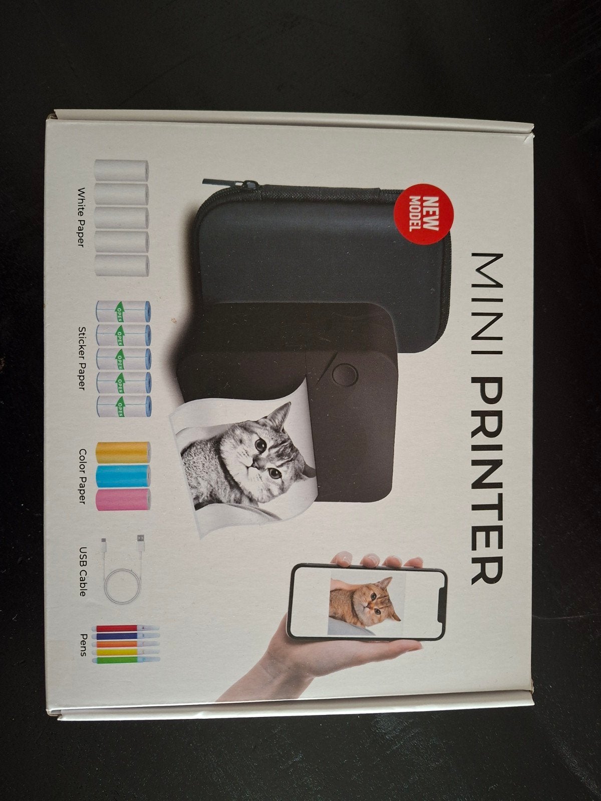 Mini Printer, Ophalen, Zo goed als nieuw