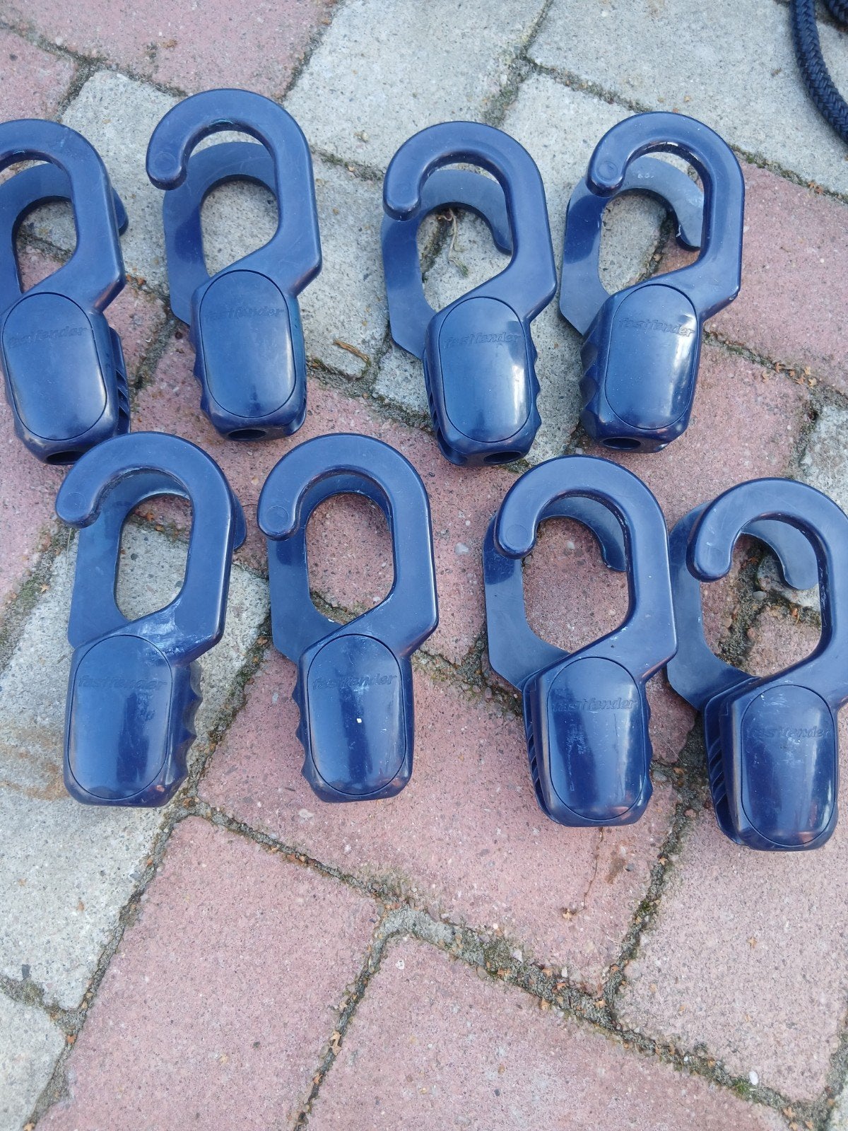 14 fastfenders blauw, Ophalen, Gebruikt