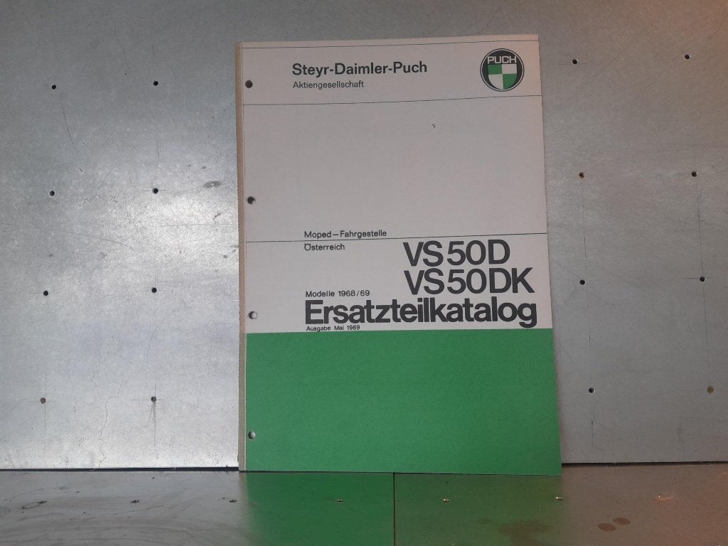 Puch VS50D / VS50DK originele handleiding, Fietsen en Brommers, Ophalen, Gebruikt