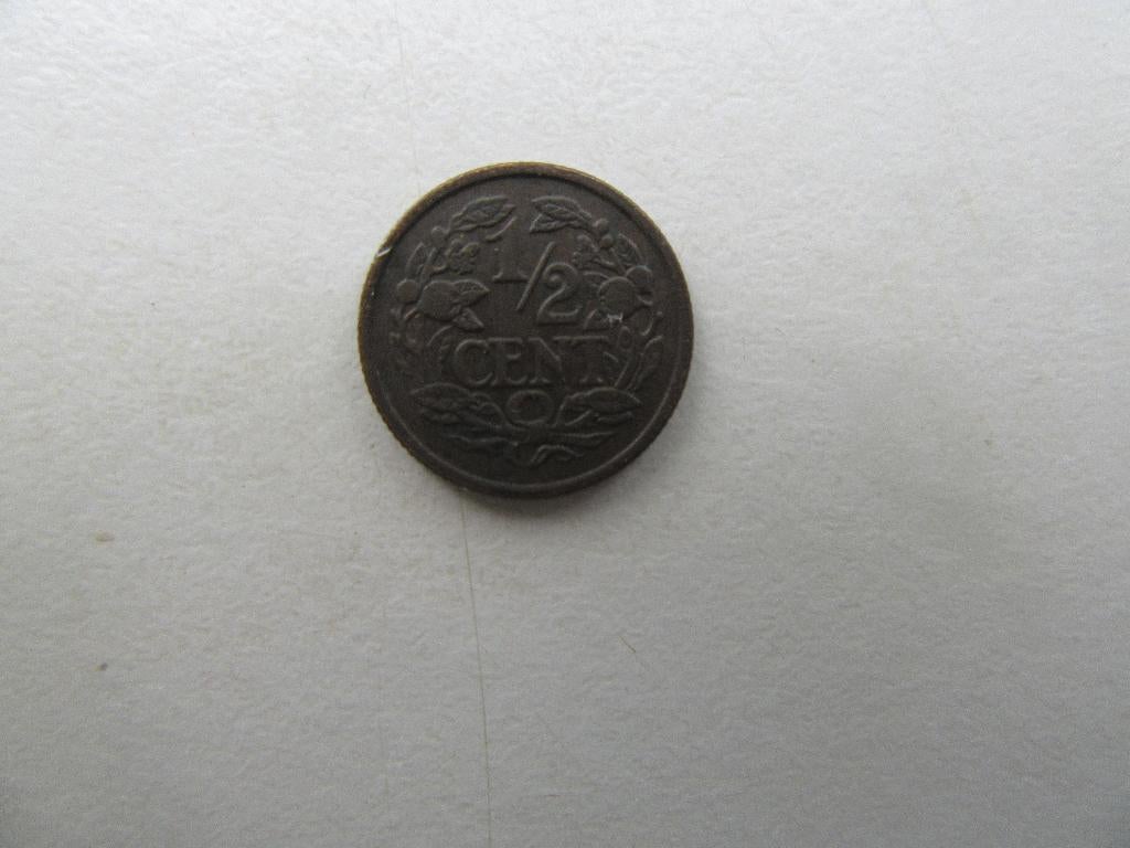 1/2 cent 1940, Ophalen of Verzenden, Koningin Wilhelmina, 1 cent, Losse munt