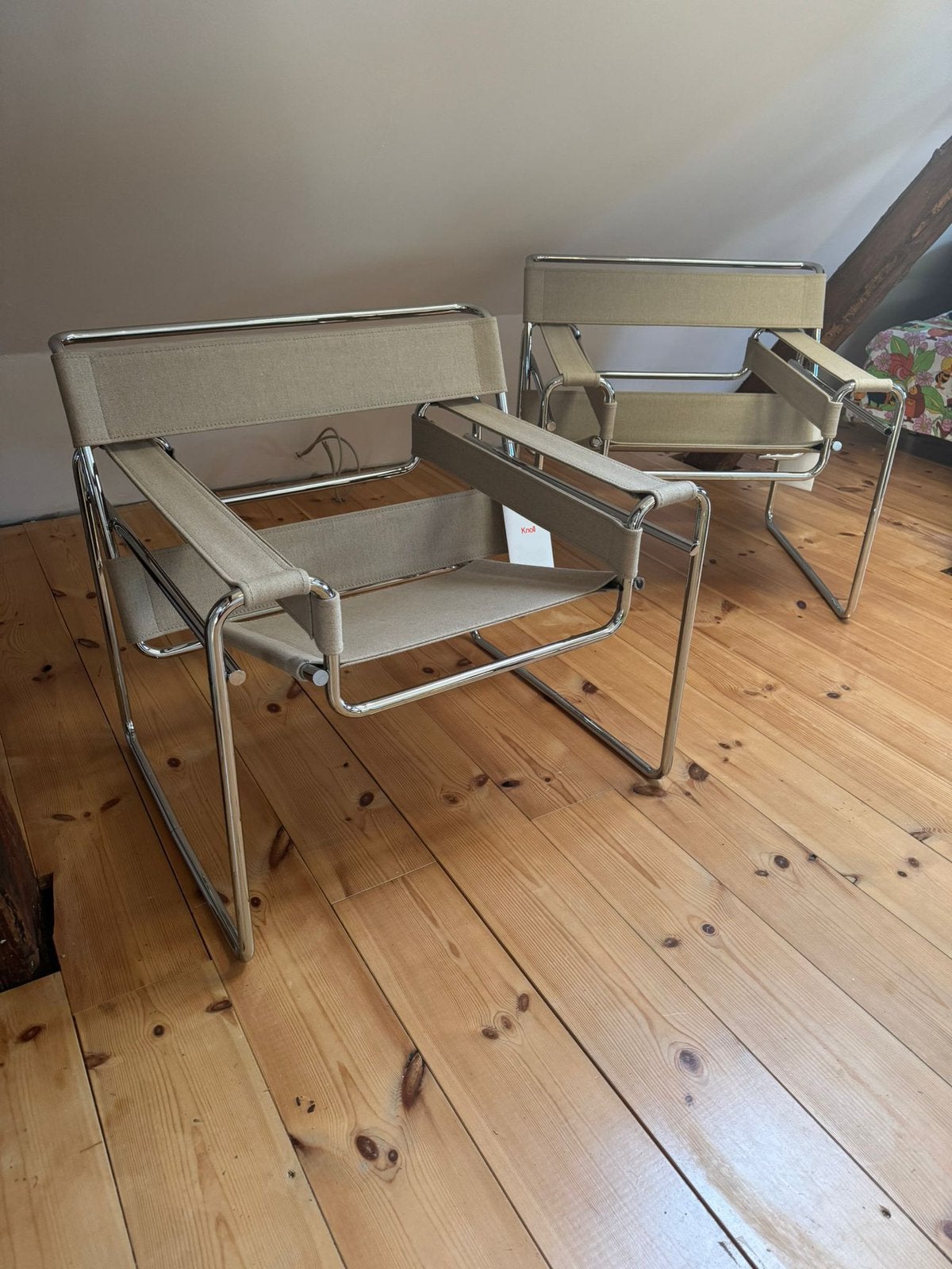 Wassily chairs- Knoll (Prijs for twee), Huis en Inrichting, Stoelen, Ophalen, Twee, Overige kleuren, Knoll, Thonet, Marcel Breuer, Bauhaua