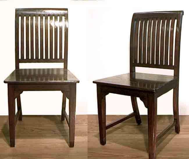 Aanbieding landelijke houten stoelen 50% korting teak hout, Ophalen of Verzenden
