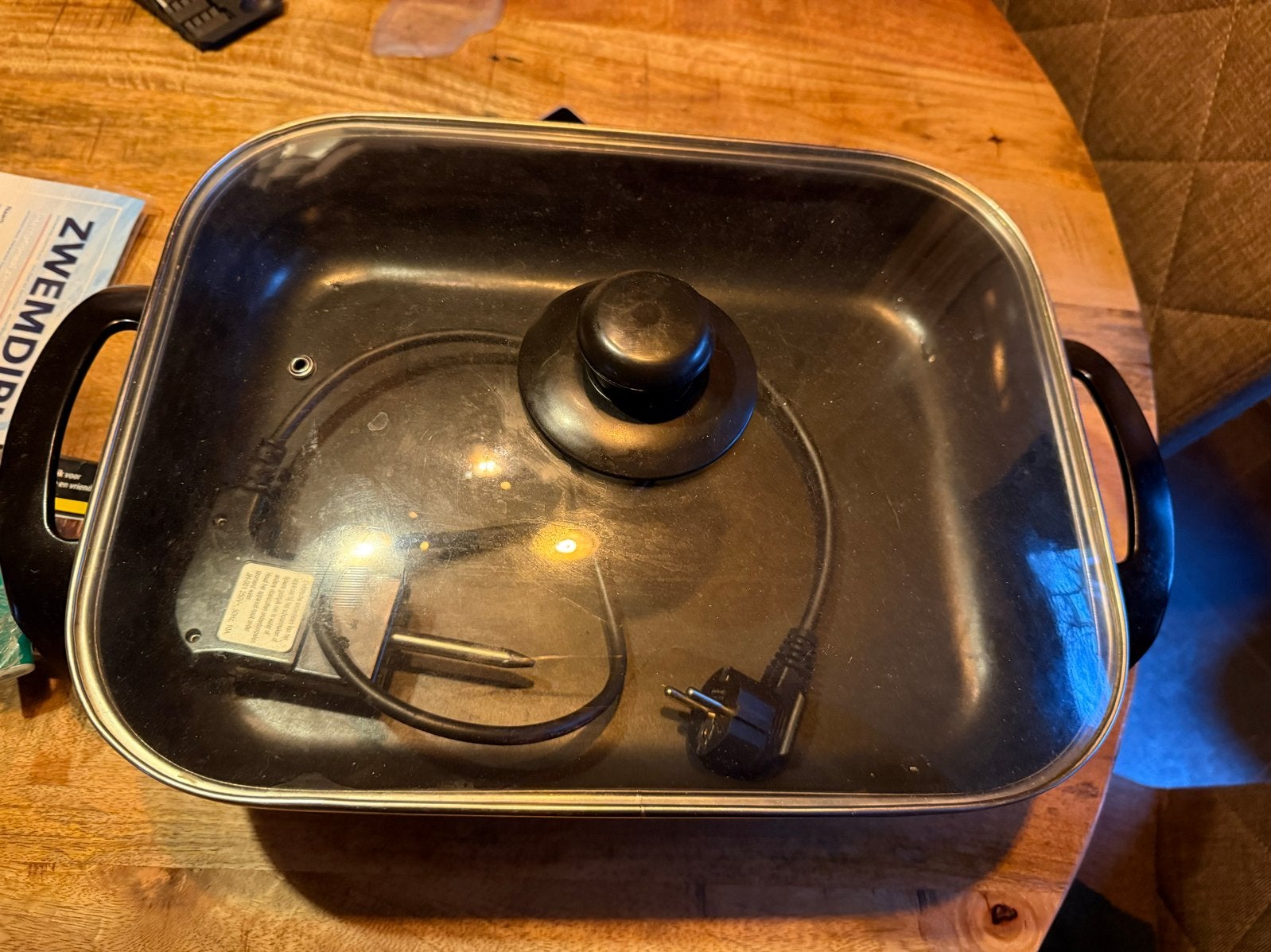 Tarrington House SP1500 Elektrische Pan - Zo goed als nieuw, Witgoed en Apparatuur, Onderdelen en Toebehoren, Ophalen of Verzenden